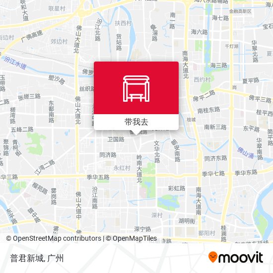 普君新城地图