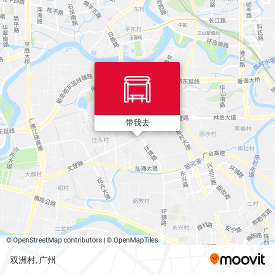 双洲村地图