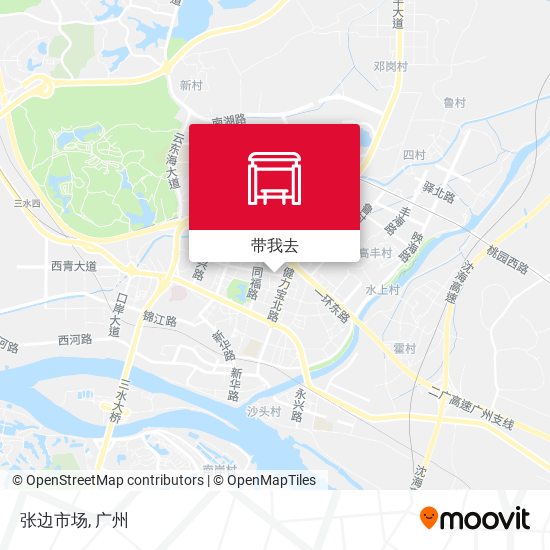 张边市场地图