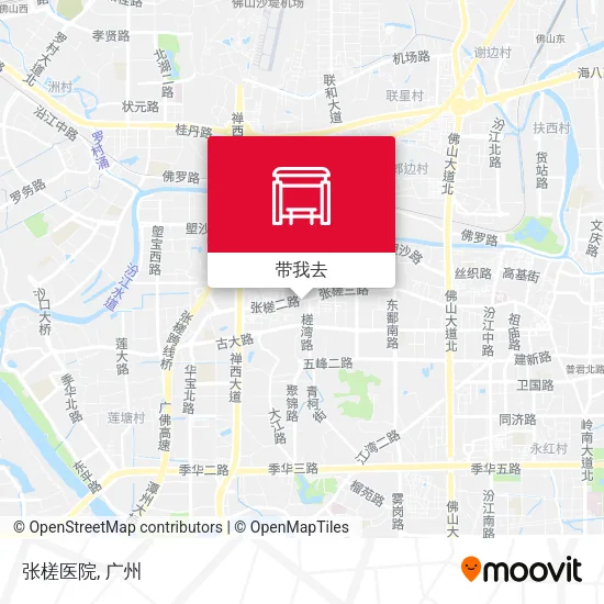 张槎医院地图