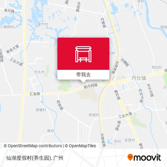仙湖度假村(养生园)地图