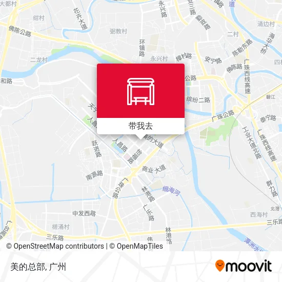 美的总部地图