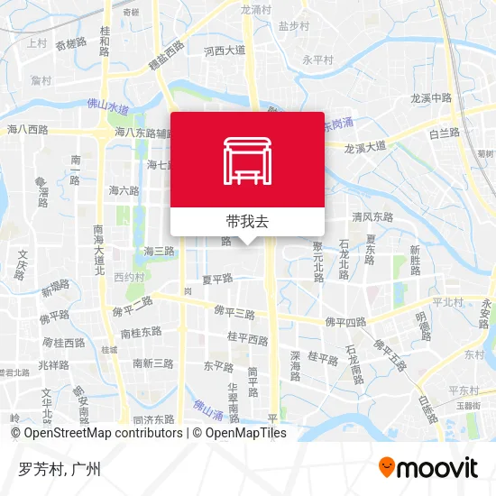 罗芳村地图