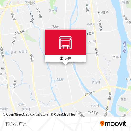 下坊村地图