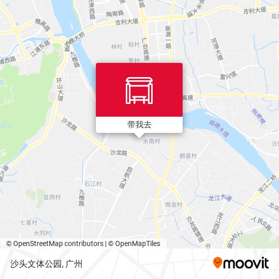 沙头文体公园地图