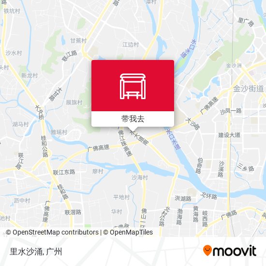 里水沙涌地图