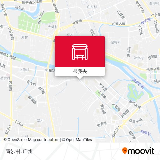青沙村地图