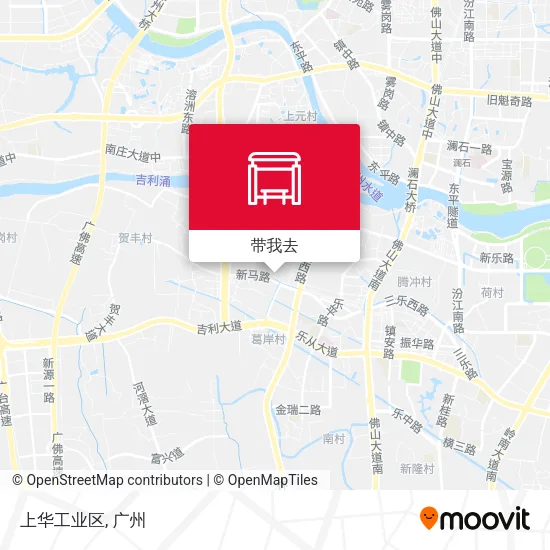 上华工业区地图