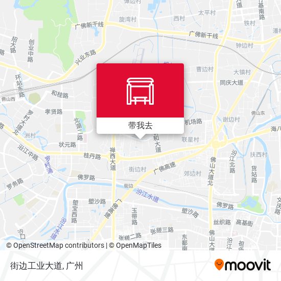 街边工业大道地图