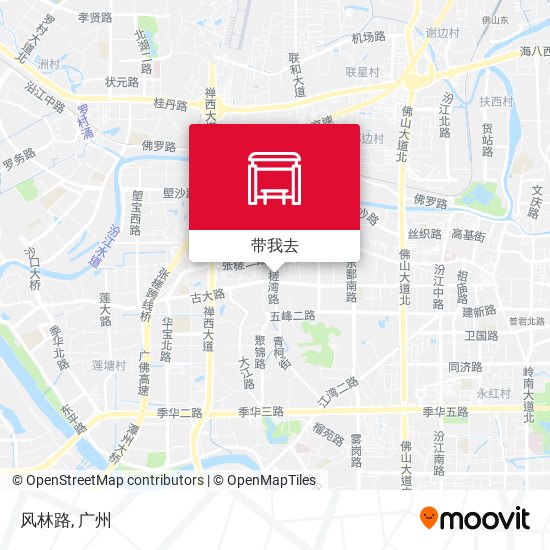 风林路地图