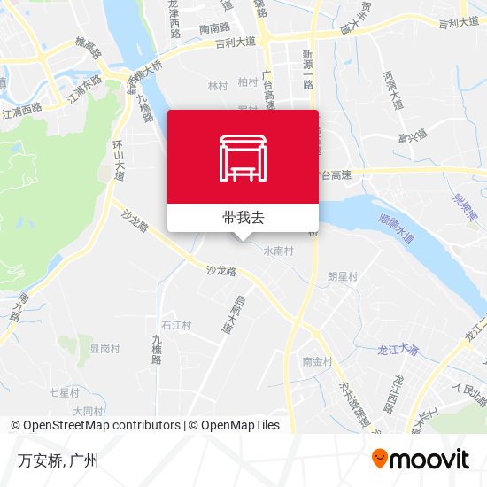 万安桥地图