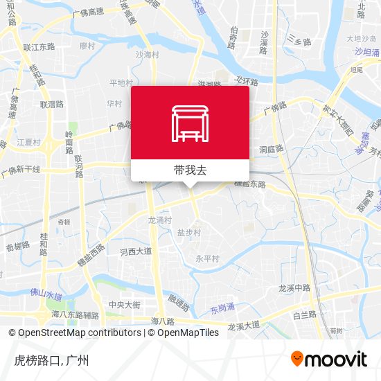 虎榜路口地图