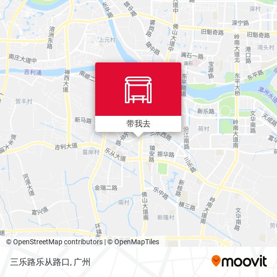 三乐路乐从路口地图