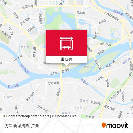 万科新城湾畔地图