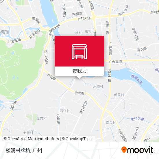 楼涌村牌坊地图