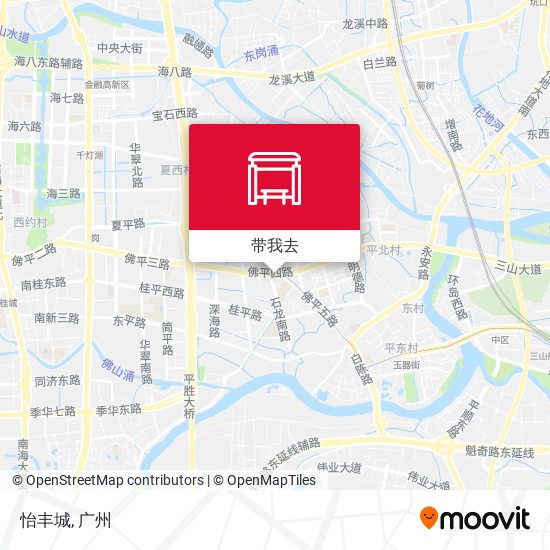 怡丰城地图