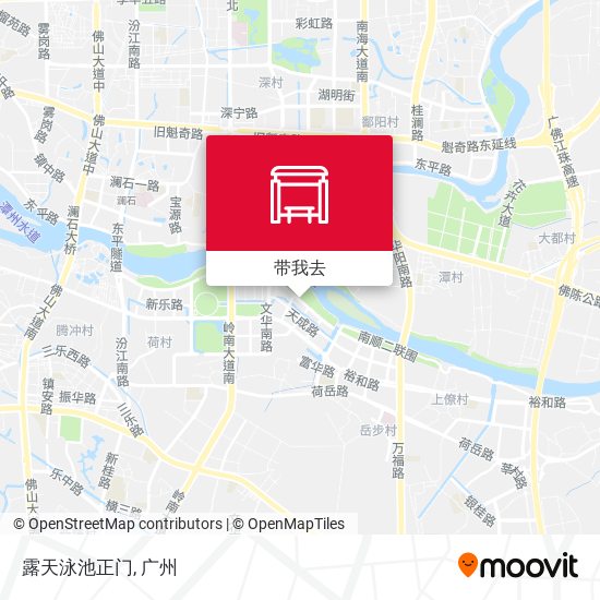 露天泳池正门地图