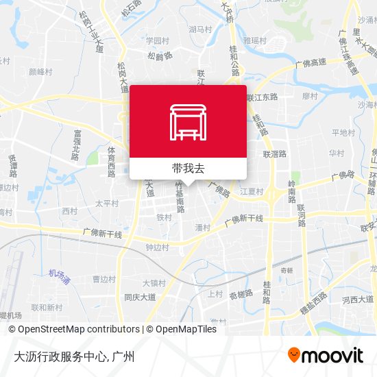 大沥行政服务中心地图