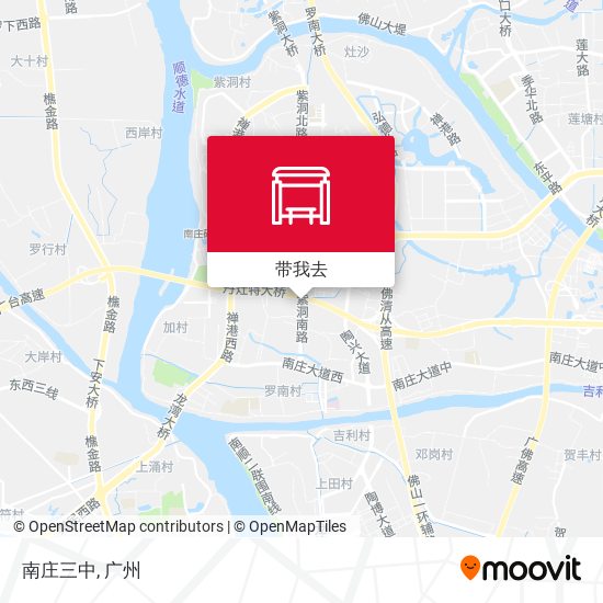 南庄三中地图