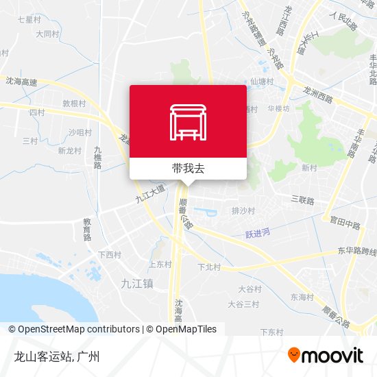 龙山客运站地图