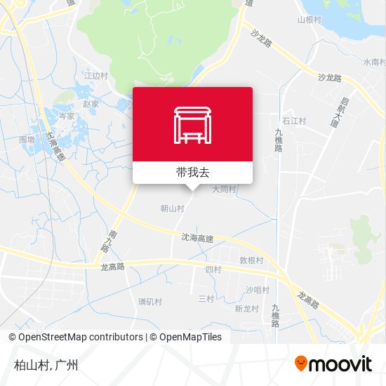 柏山村地图