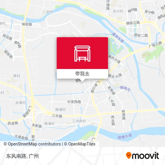 东风南路地图