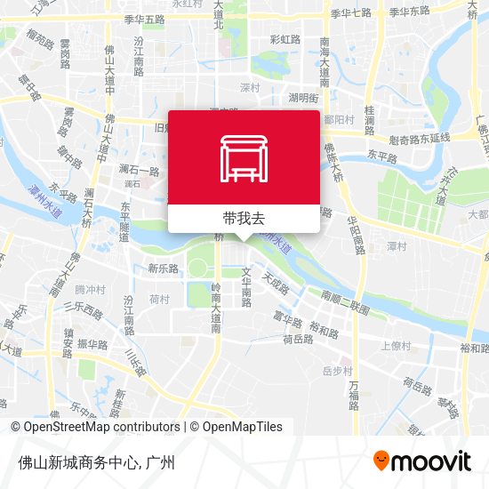 佛山新城商务中心地图
