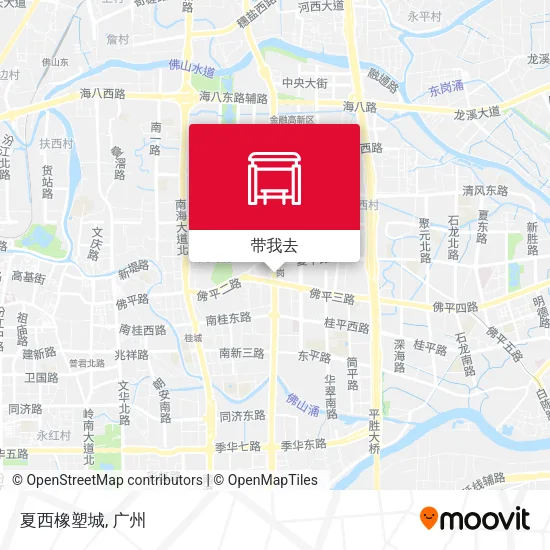 夏西橡塑城地图