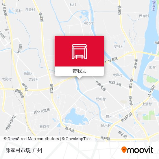 张家村市场地图