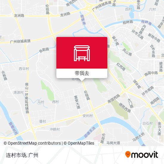 连村市场地图