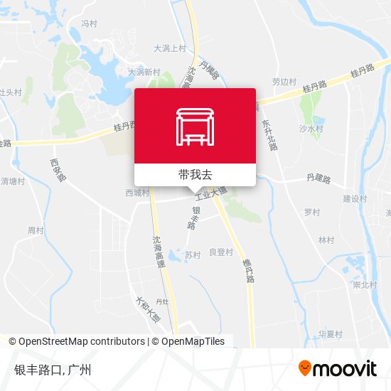银丰路口地图