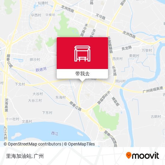 里海加油站地图