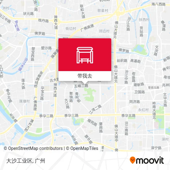 大沙工业区地图