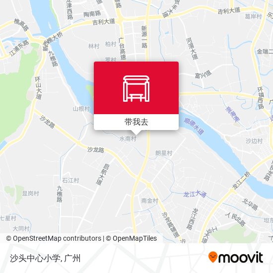 沙头中心小学地图