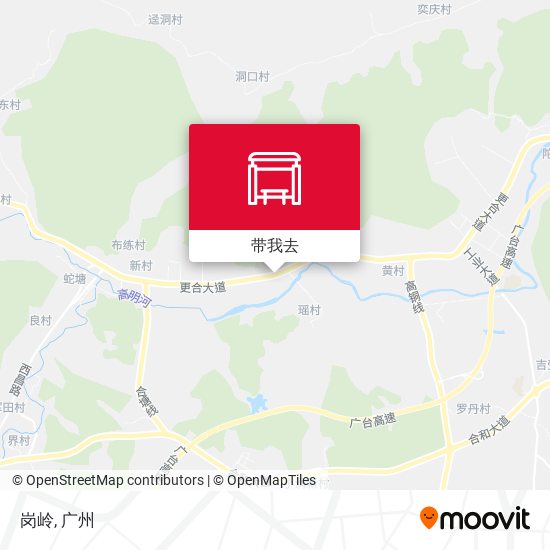 岗岭地图