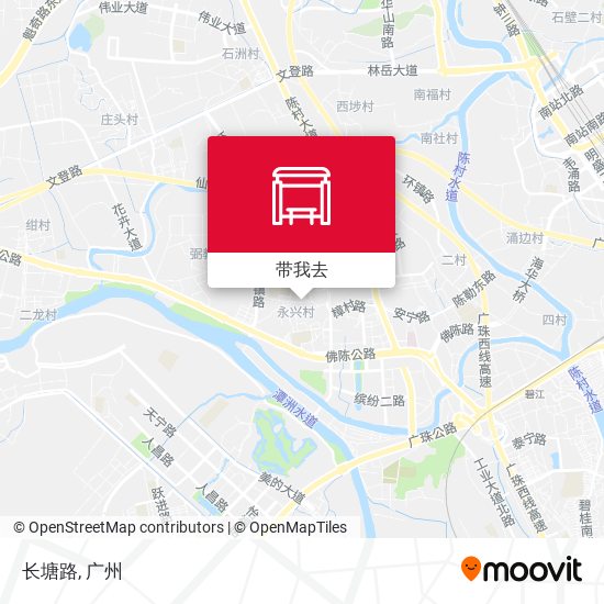 长塘路地图