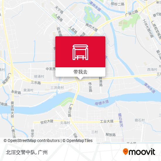 北滘交警中队地图