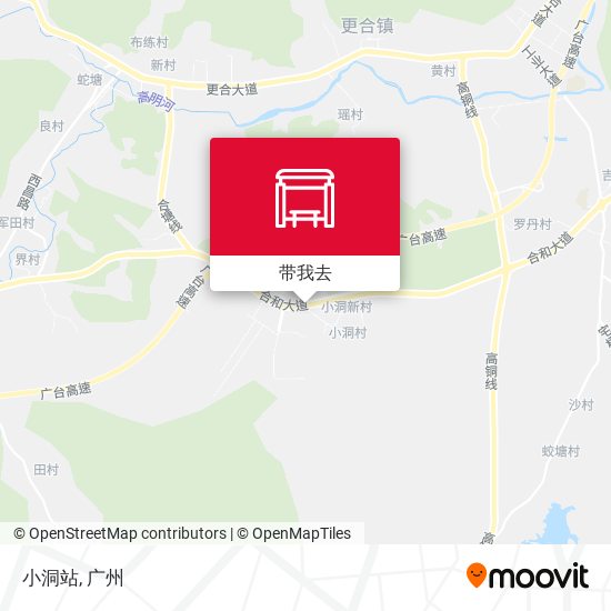 小洞站地图