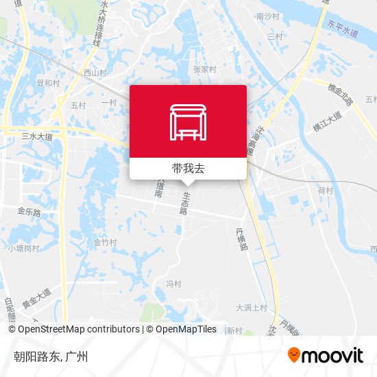 朝阳路东地图