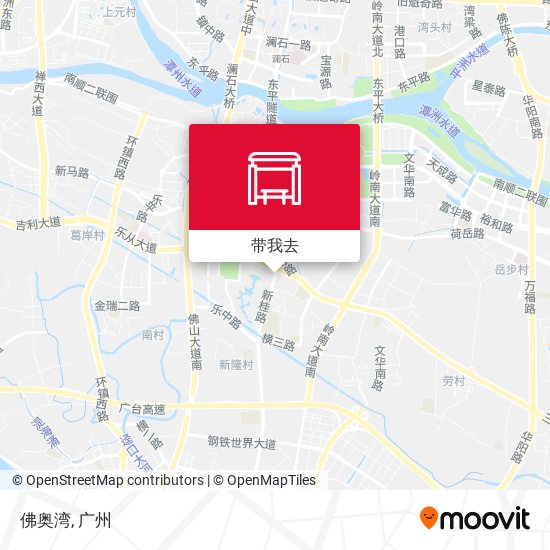 佛奥湾地图