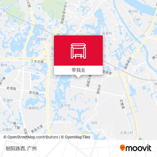 朝阳路西地图