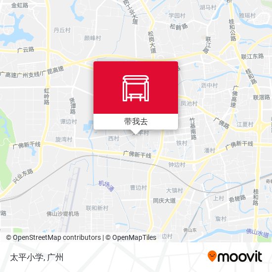太平小学地图