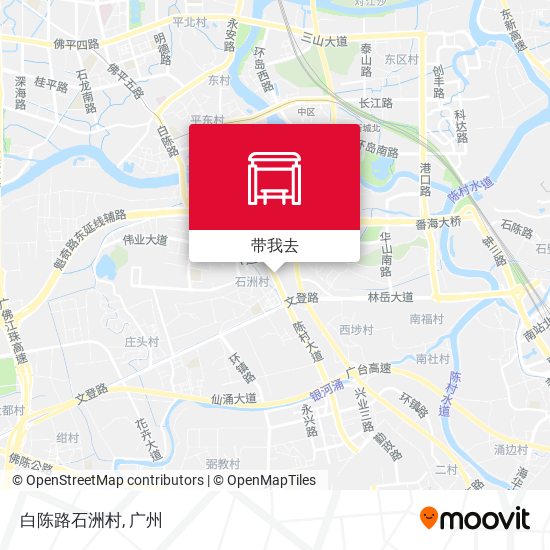 白陈路石洲村地图