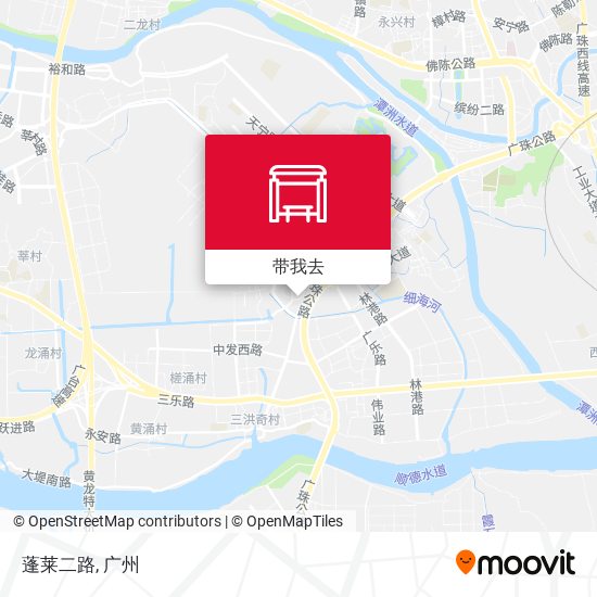 蓬莱二路地图