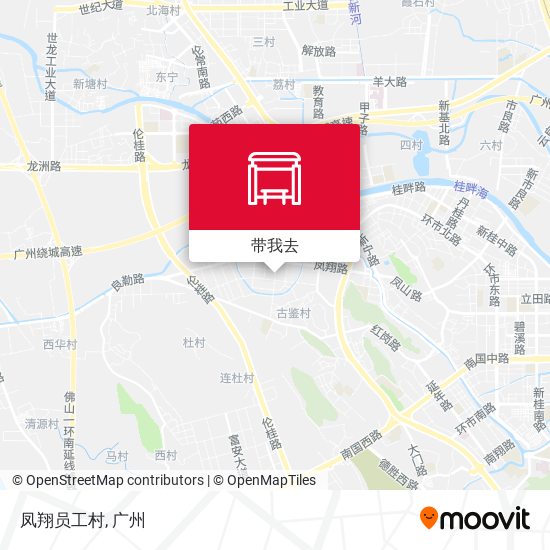 凤翔员工村地图
