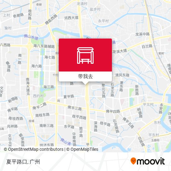 夏平路口地图