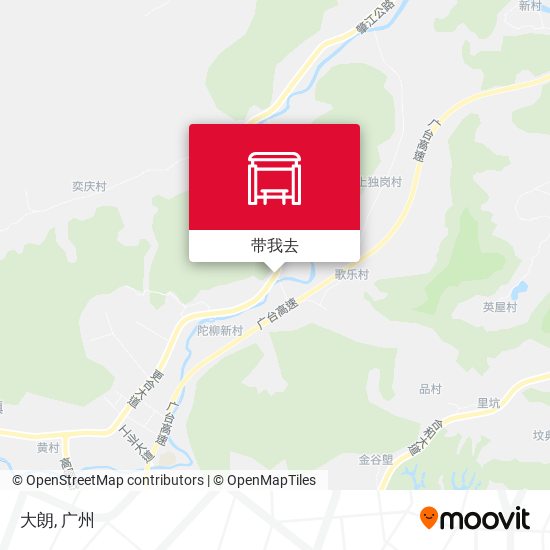 大朗地图