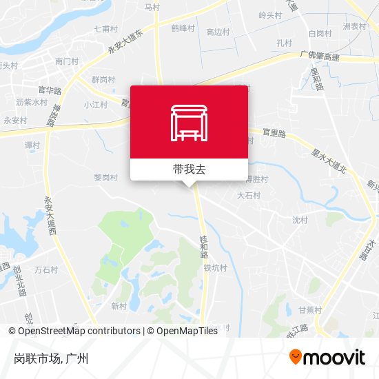 岗联市场地图