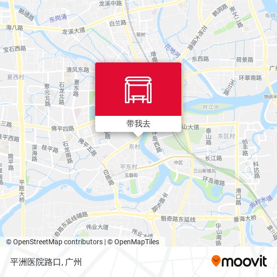 平洲医院路口地图