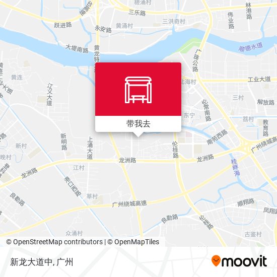 新龙大道中地图